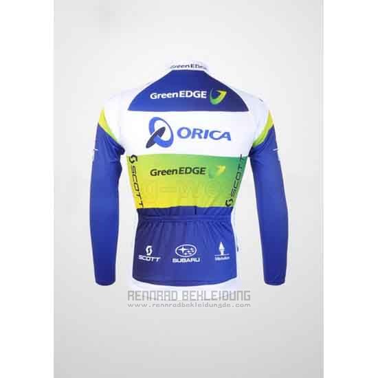 2012 Fahrradbekleidung GreenEDGE Champion Oceania Trikot Langarm und Tragerhose